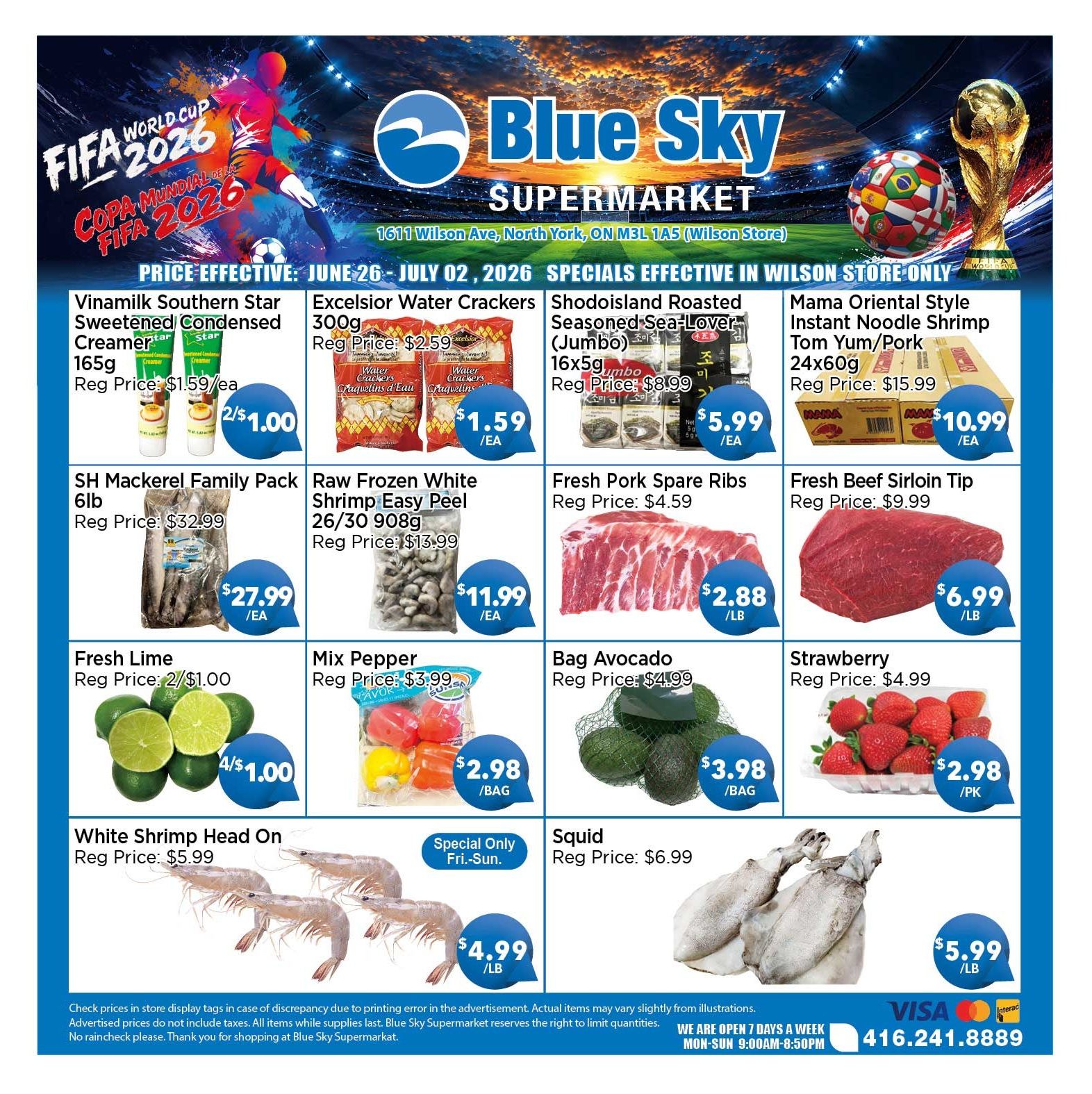 Blue Sky Supermarket (North York) Flyer June 26 to July 2