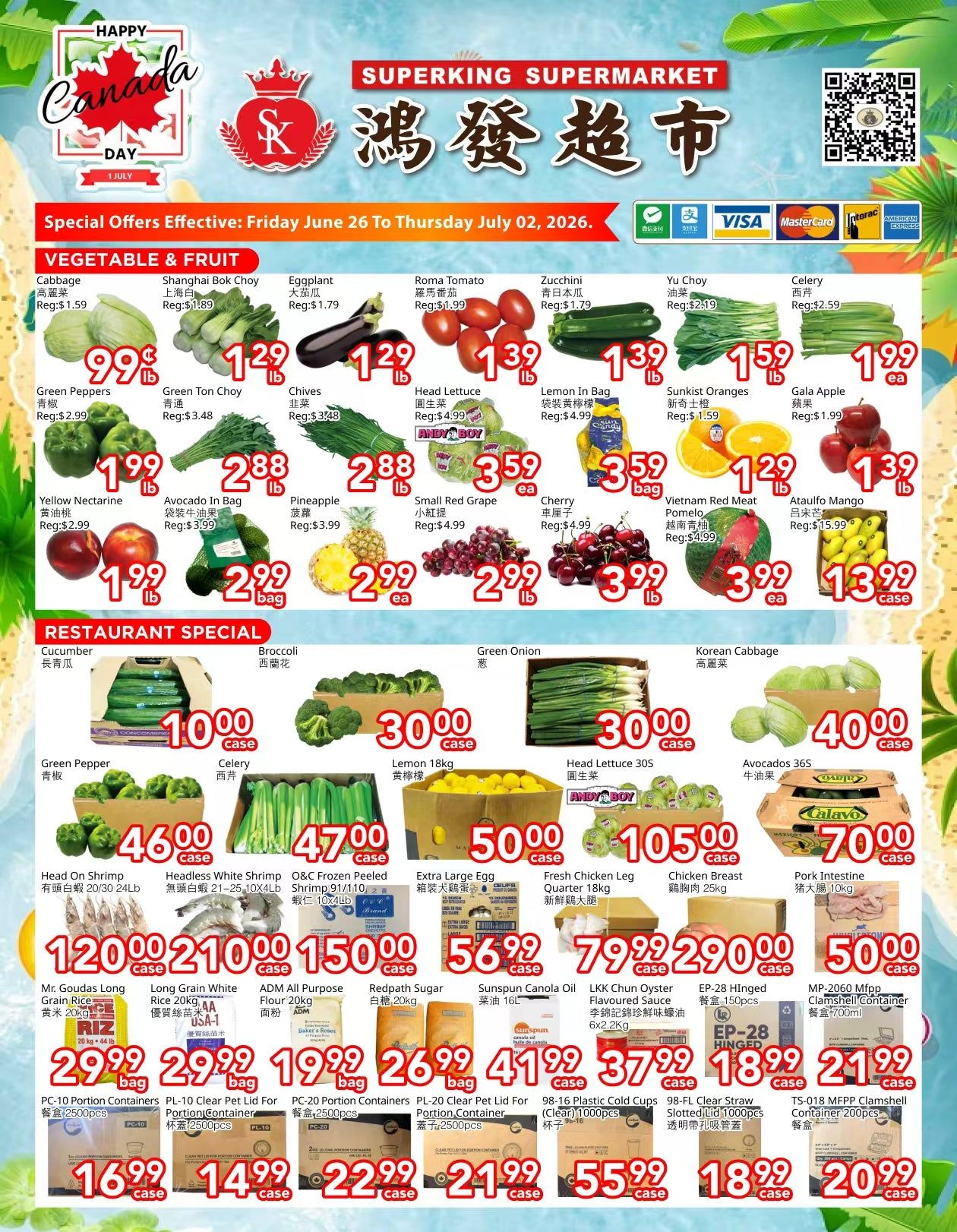 Superking Supermarket (North York) Flyer June 26 to July 2