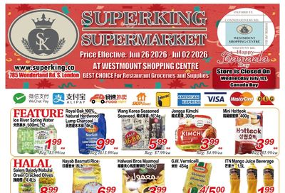 Superking Supermarket (London) Flyer June 26 to July 2