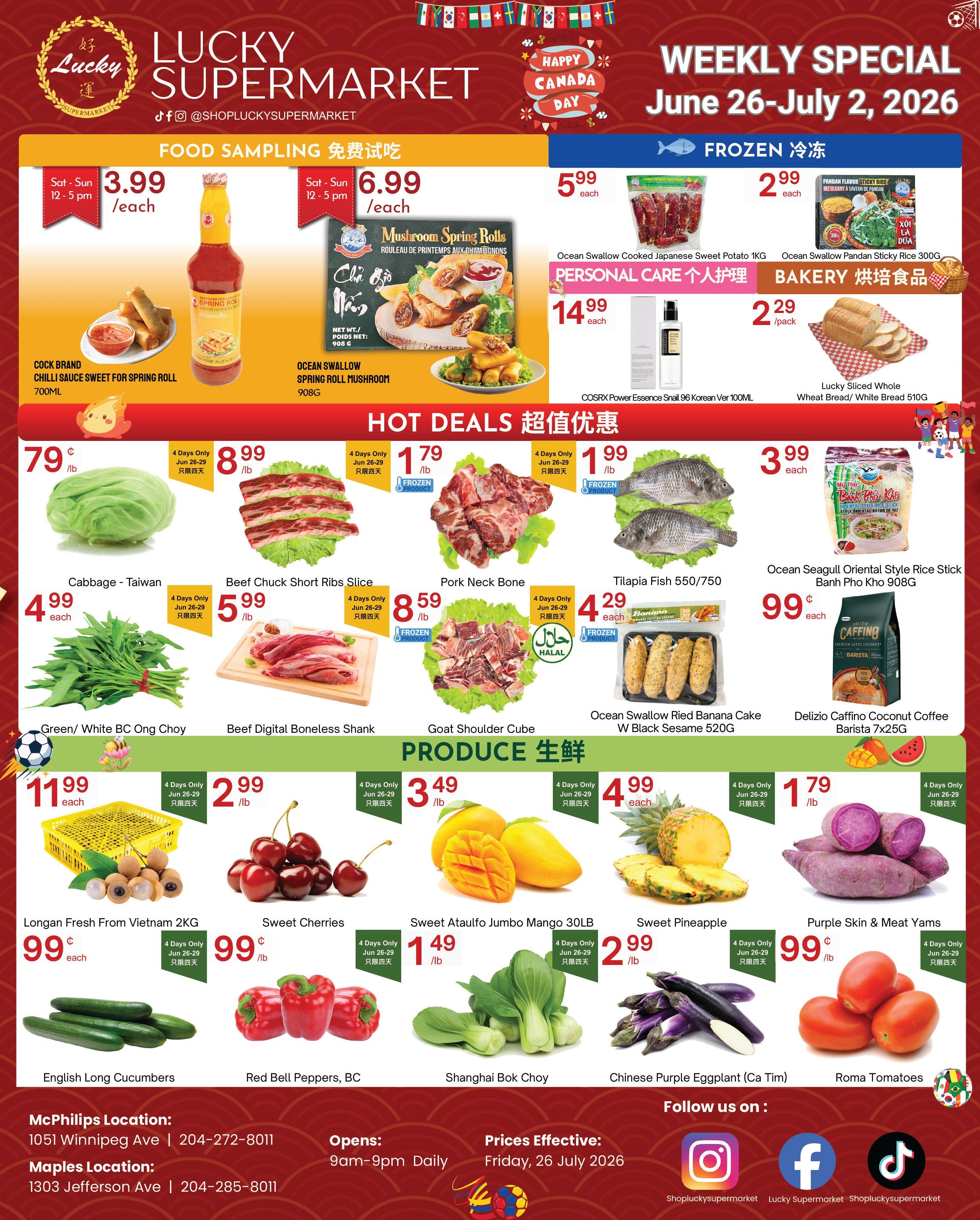 Lucky Supermarket (Winnipeg) Flyer June 26 to July 2