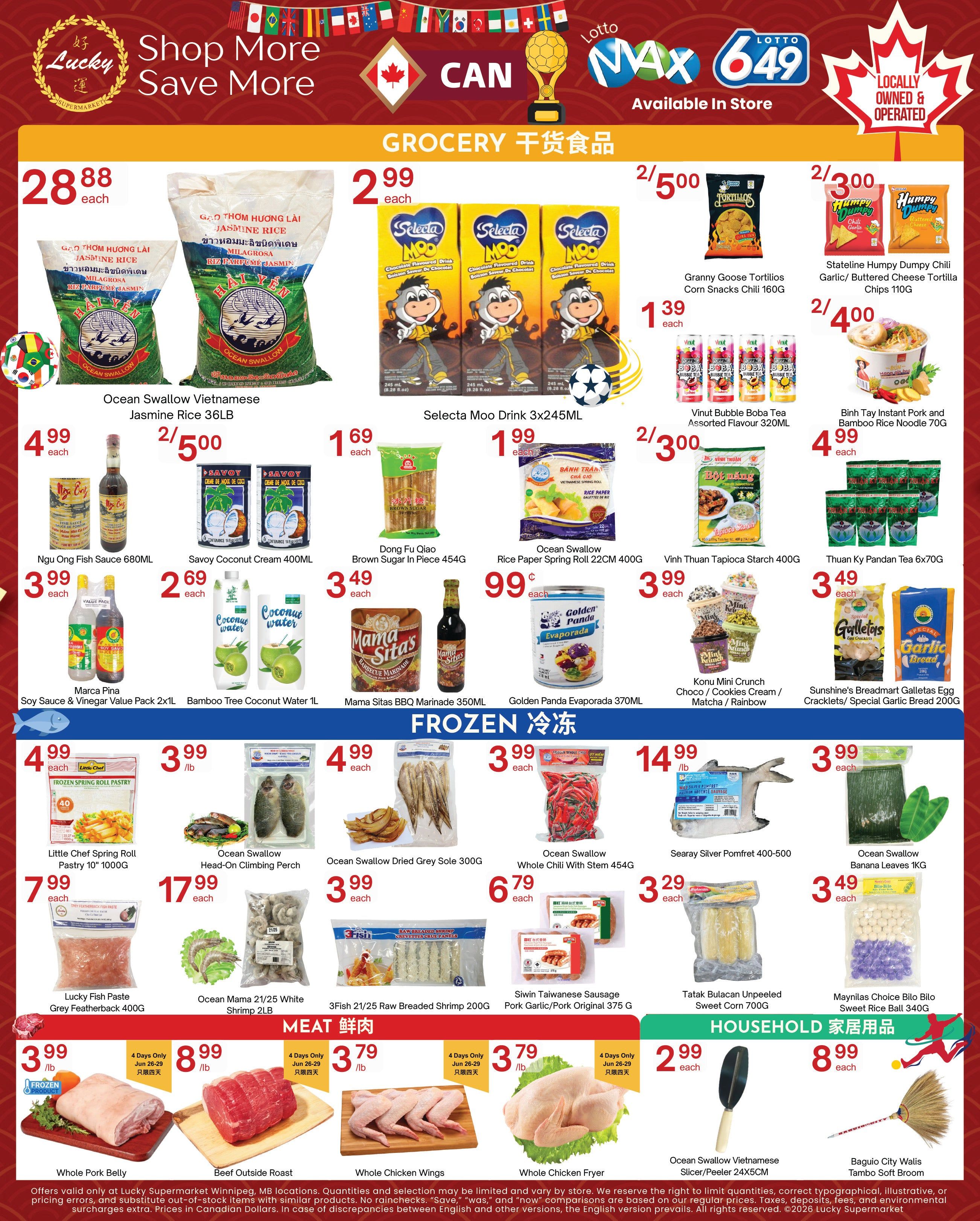Lucky Supermarket (Winnipeg) Flyer June 26 to July 2