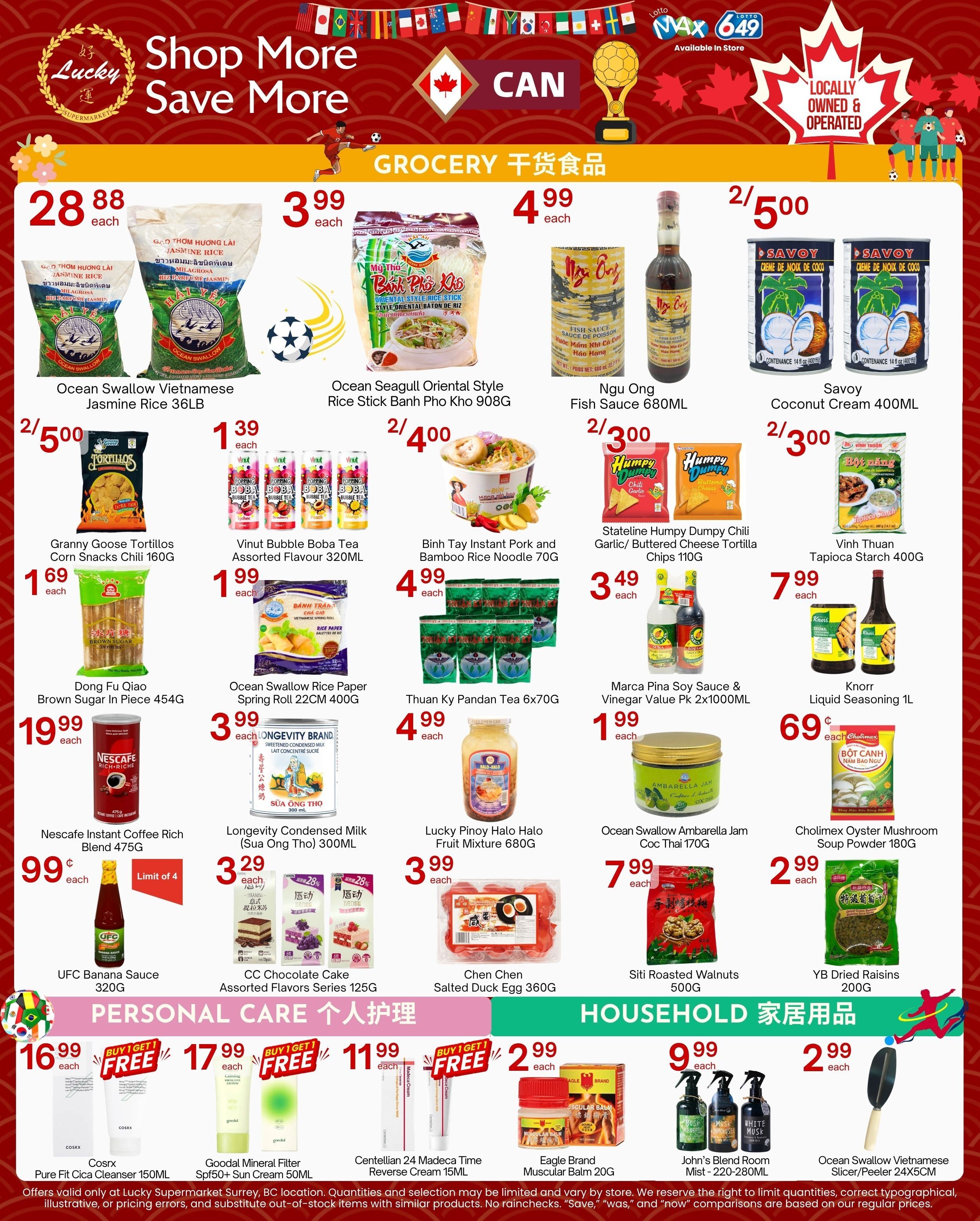 Lucky Supermarket (Surrey) Flyer June 26 to July 2