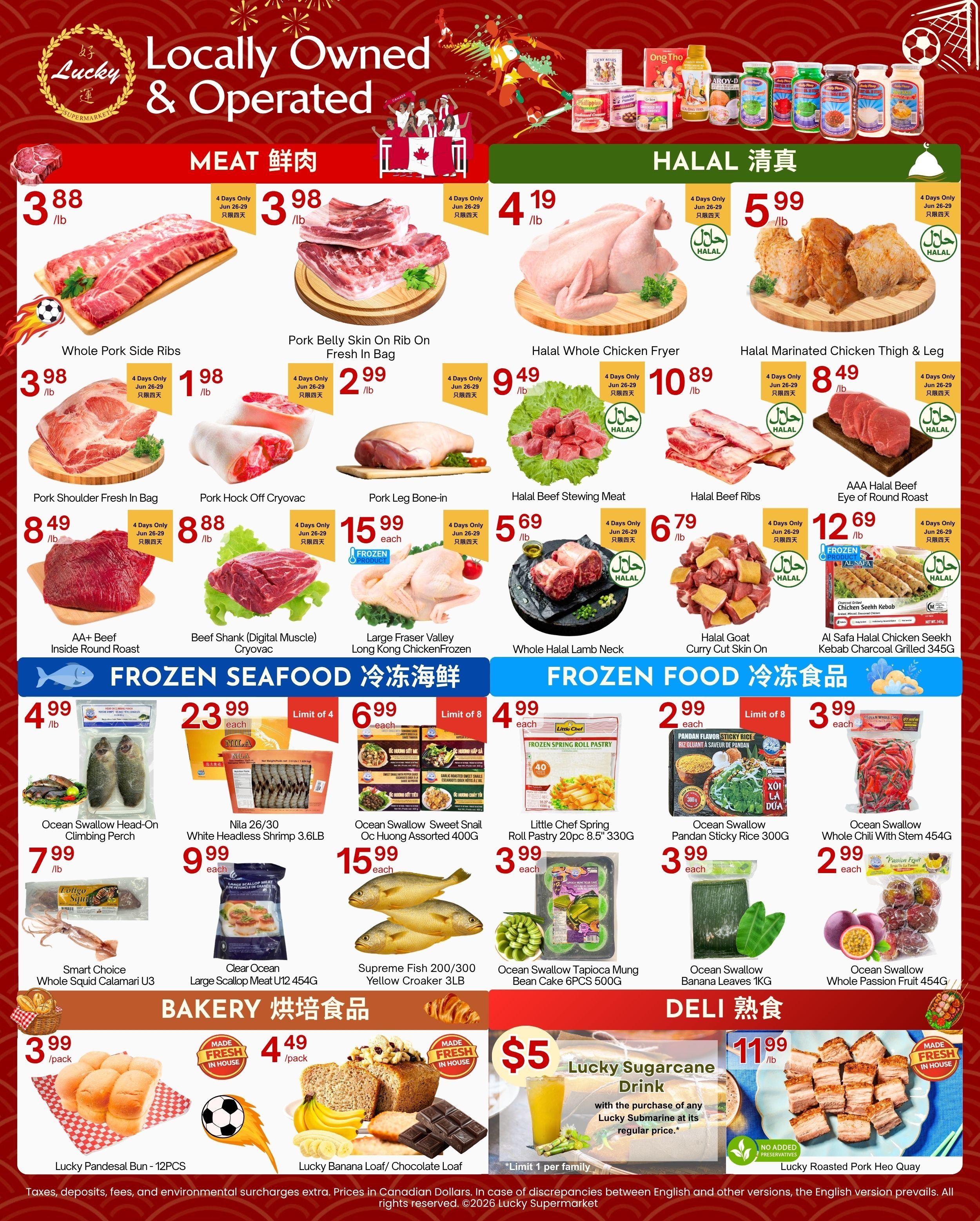 Lucky Supermarket (Surrey) Flyer June 26 to July 2