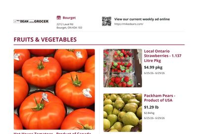 Mike Dean Local Grocer Flyer June 25 to July 2