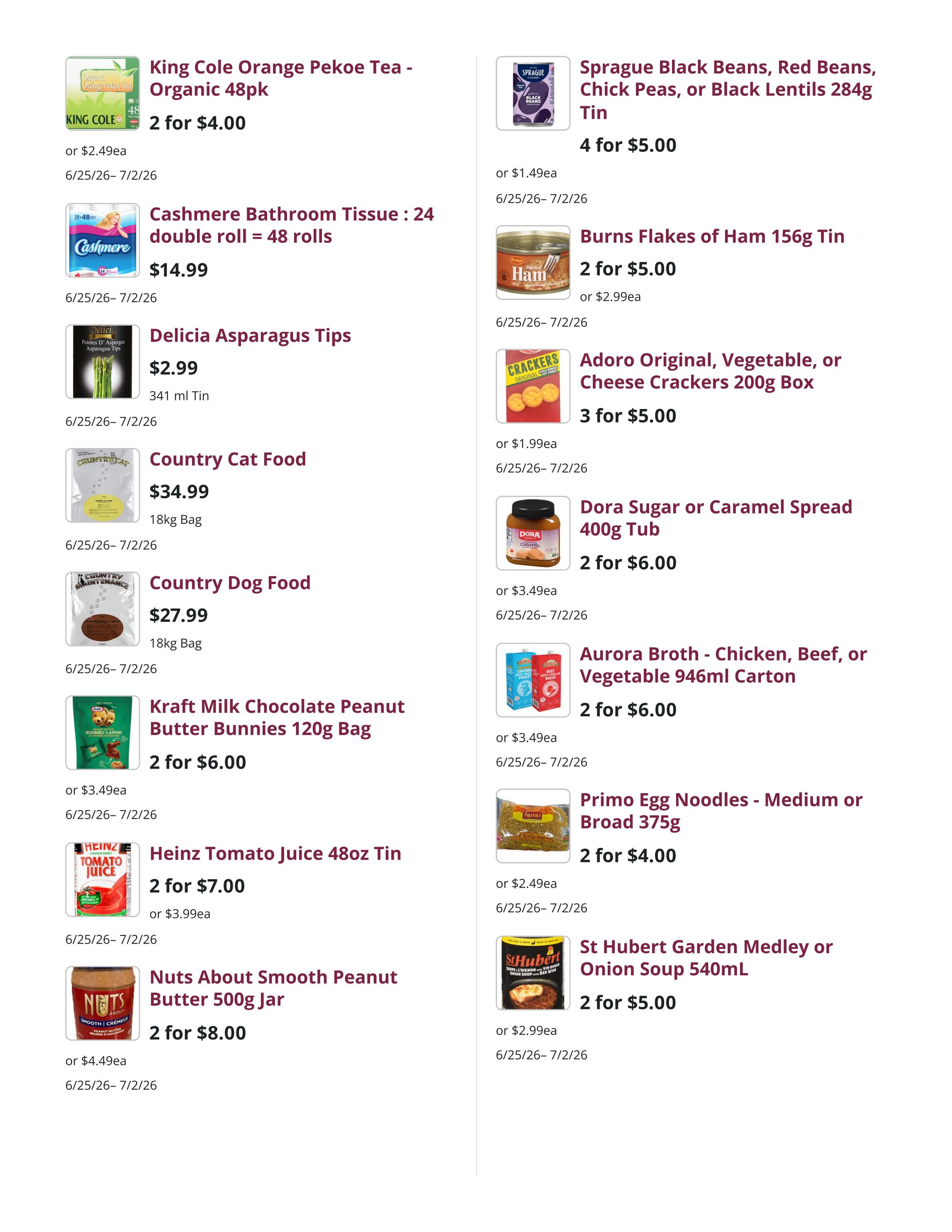 Mike Dean Local Grocer Flyer June 25 to July 2