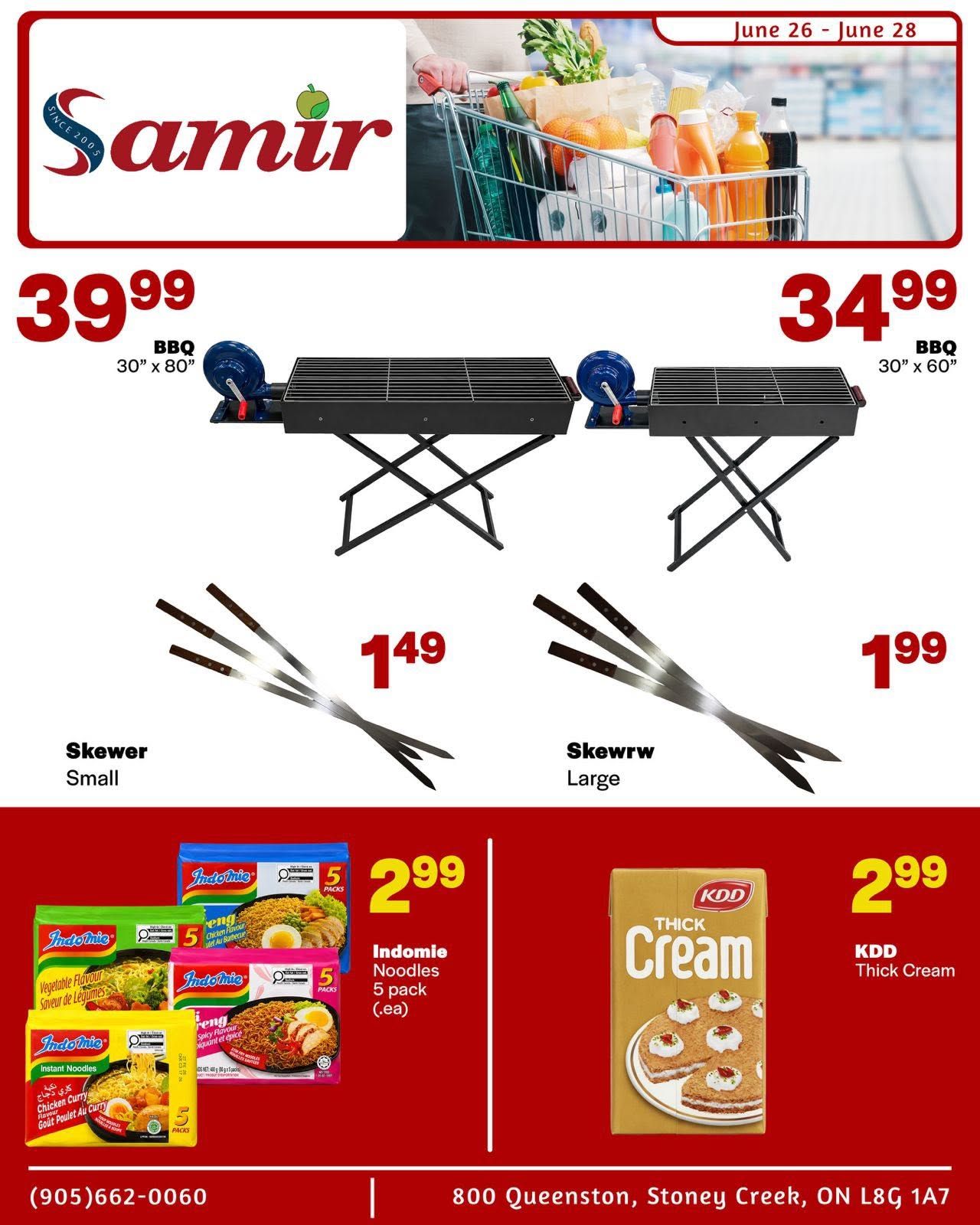 Samir Supermarket (Hamilton) Flyer June 26 to 28