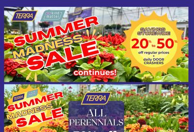 Terra Greenhouses Flyer June 26 to July 2