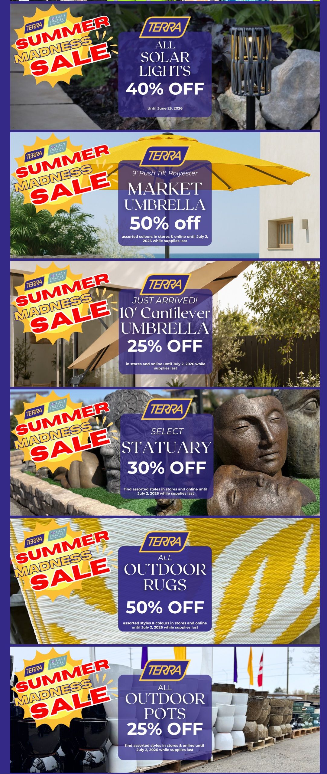 Terra Greenhouses Flyer June 26 to July 2
