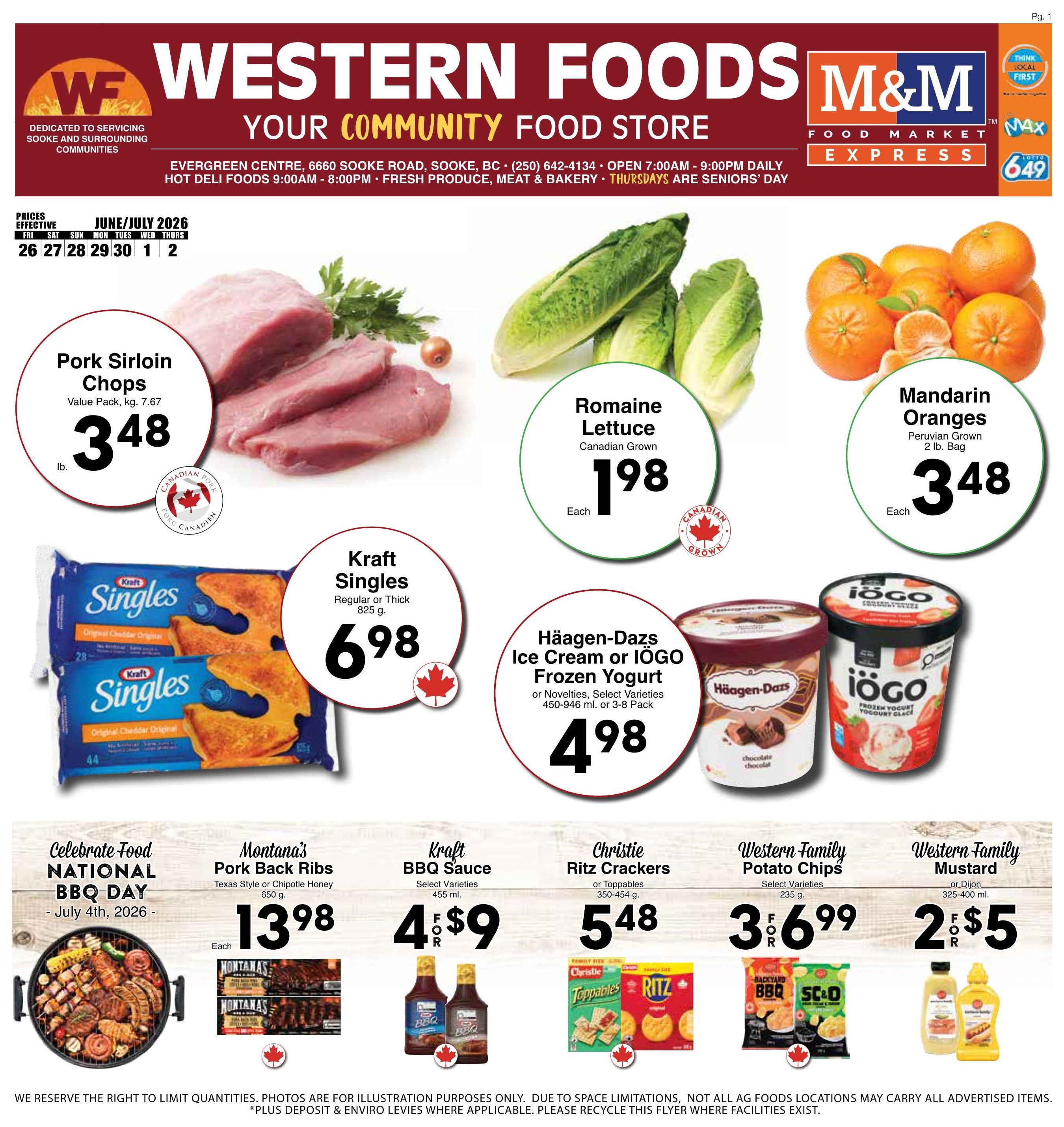 Western Foods Flyer June 26 to July 2