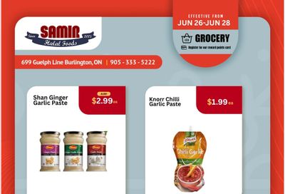 Samir Supermarket (Burlington) Flyer June 26 to 28