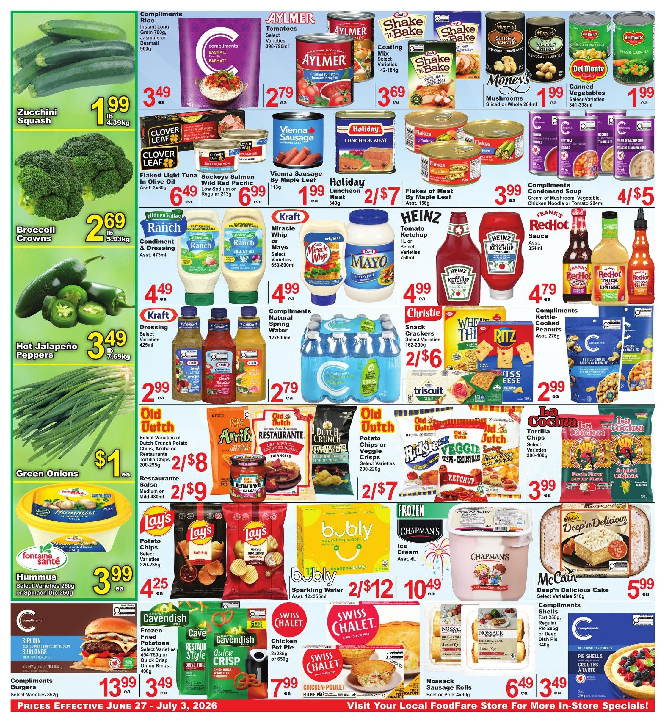Food Fare Flyer June 27 to July 3