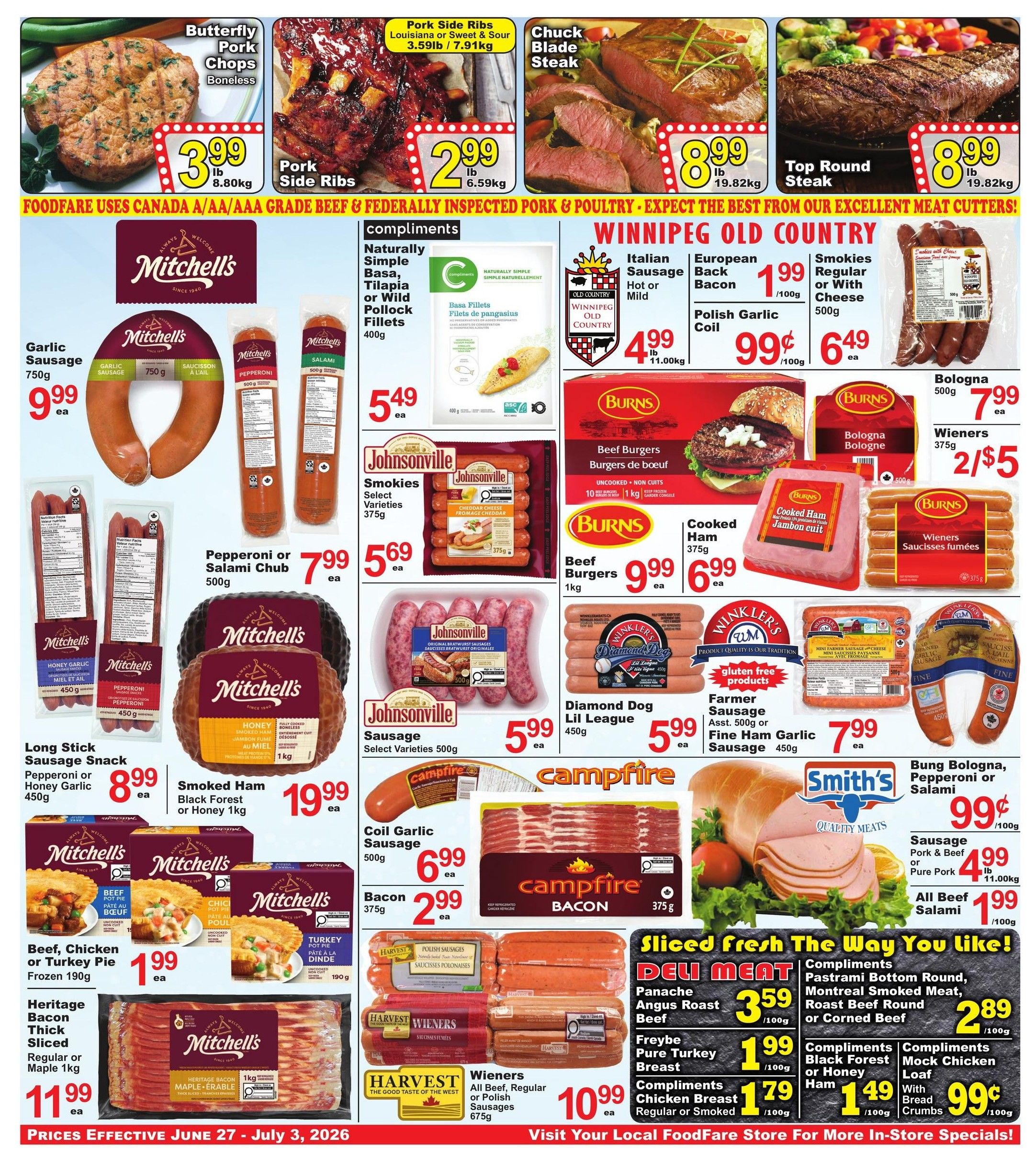 Food Fare Flyer June 27 to July 3