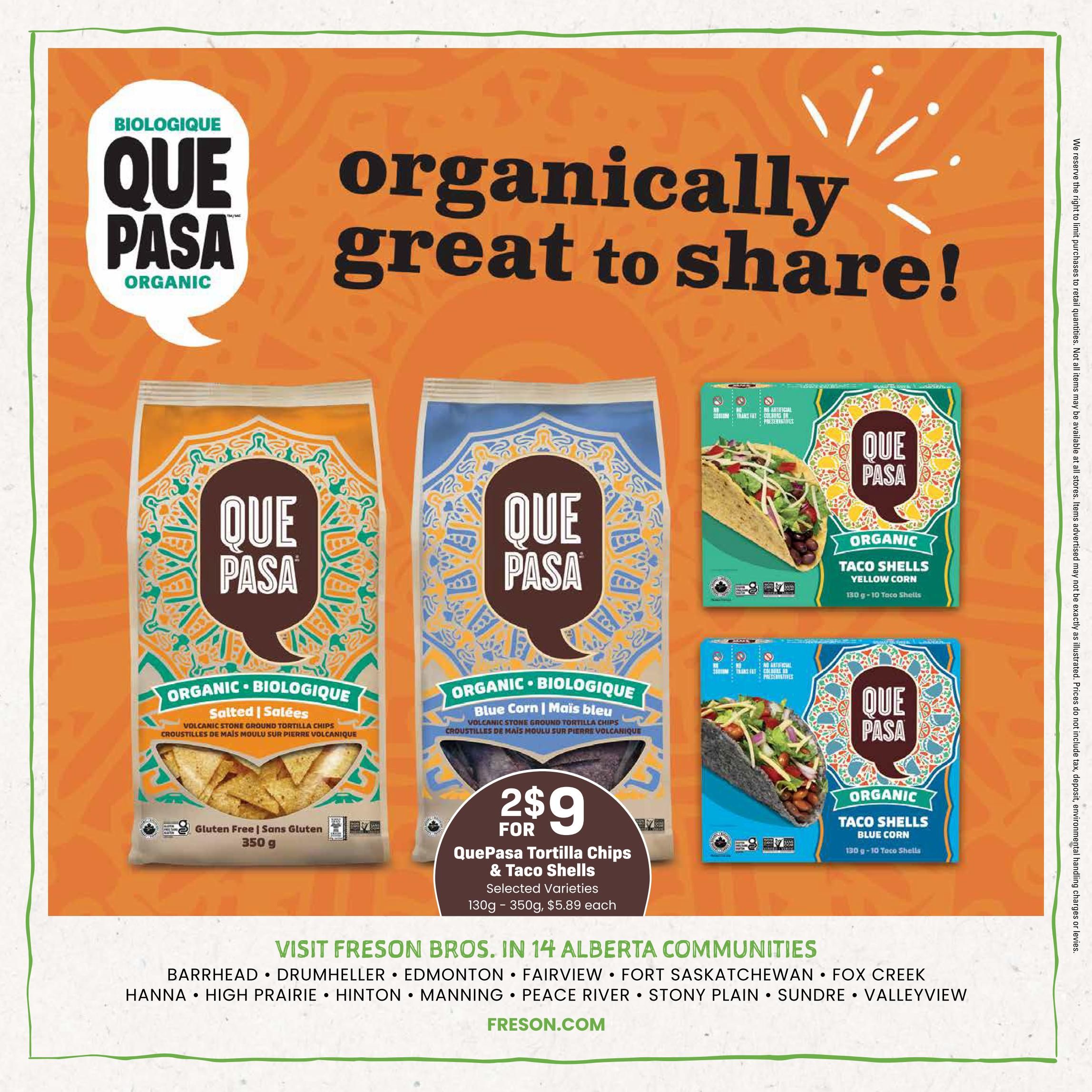 Freson Bros. Flyer June 26 to July 30