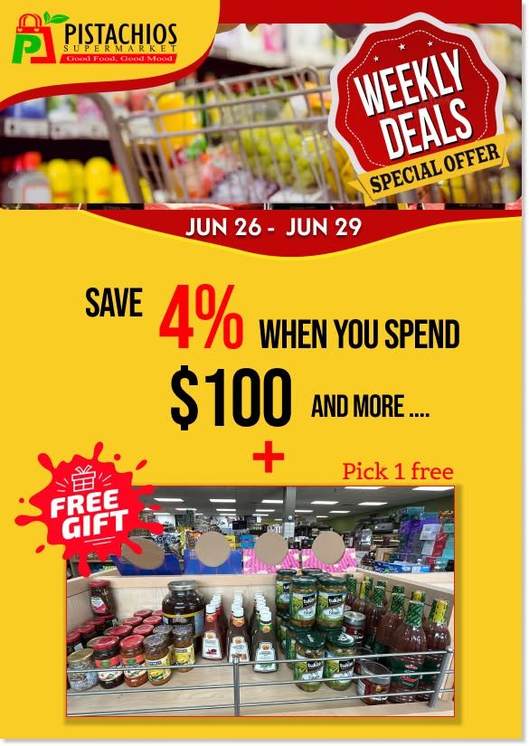 Pistachios Supermarket Flyer June 26 to July 1