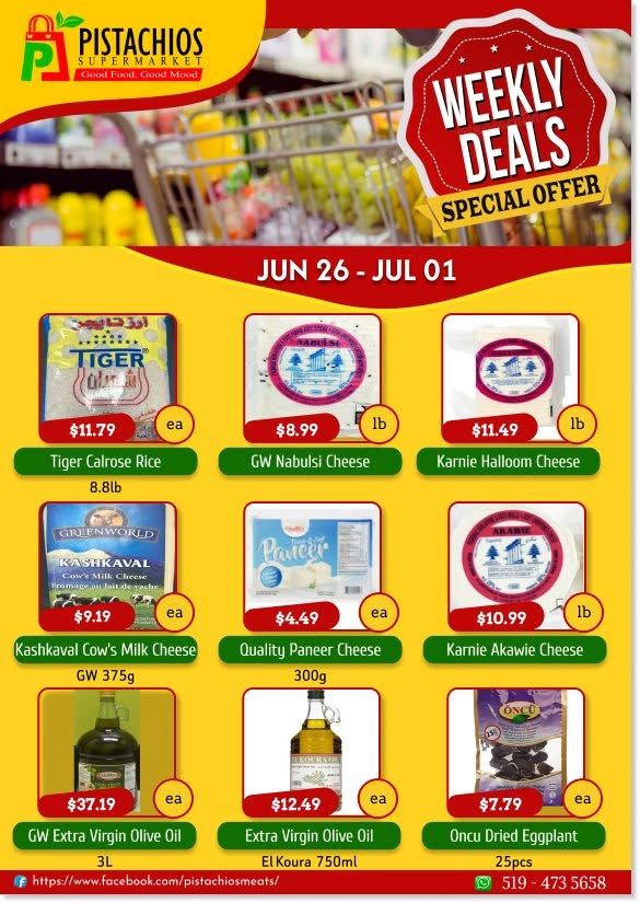 Pistachios Supermarket Flyer June 26 to July 1