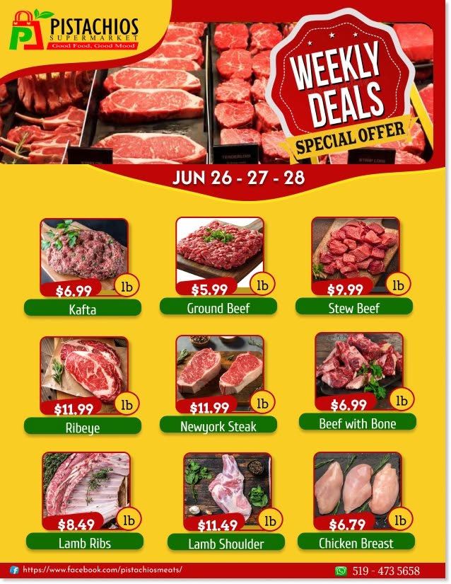 Pistachios Supermarket Flyer June 26 to July 1