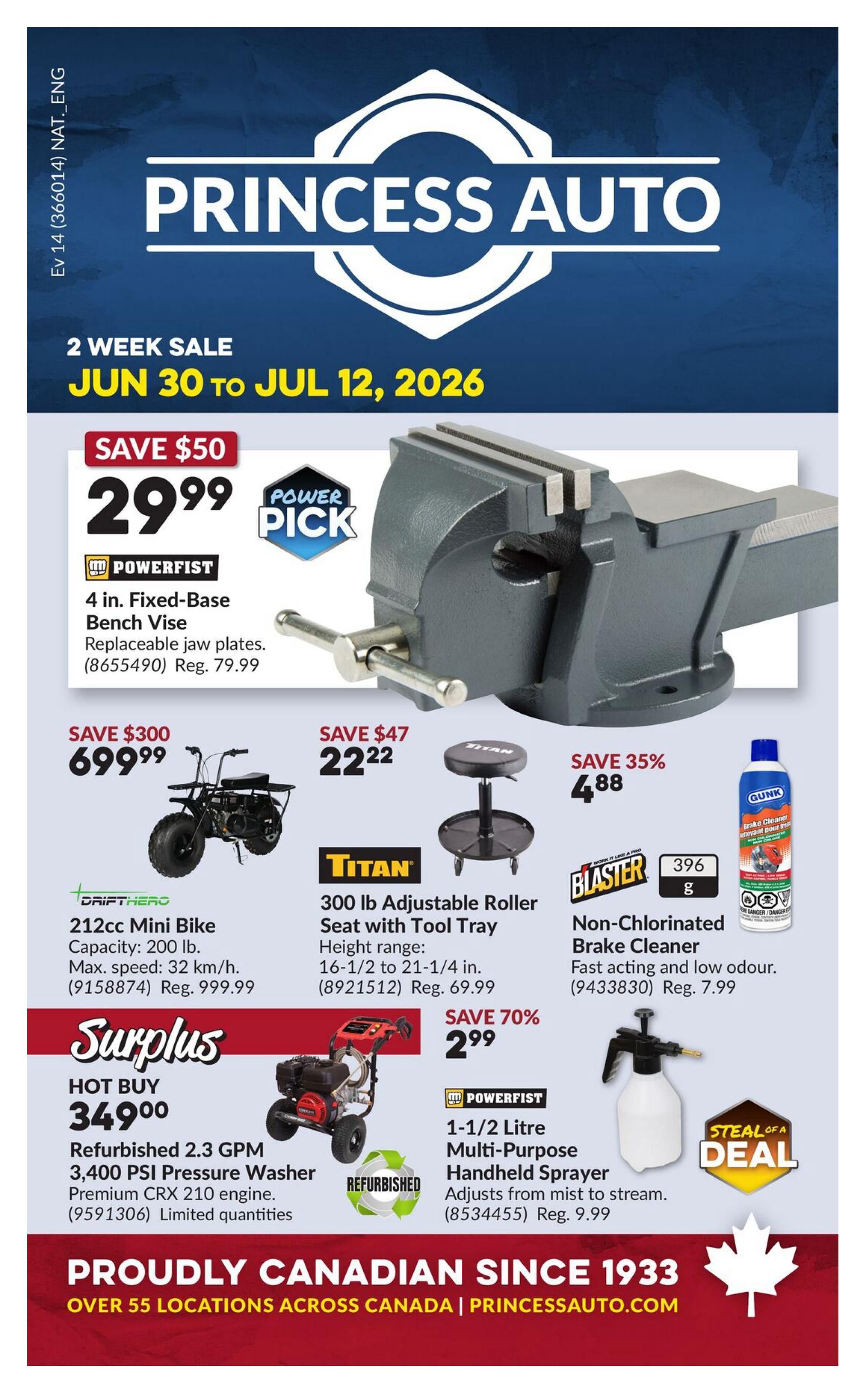 Princess Auto Flyer June 30 to July 12