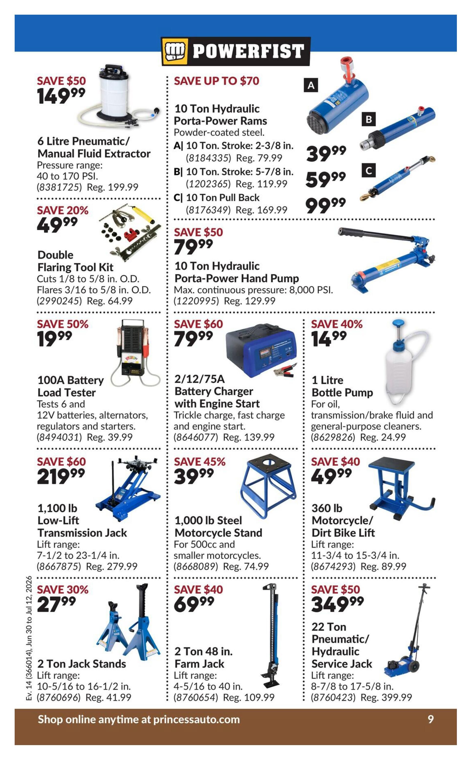 Princess Auto Flyer June 30 to July 12
