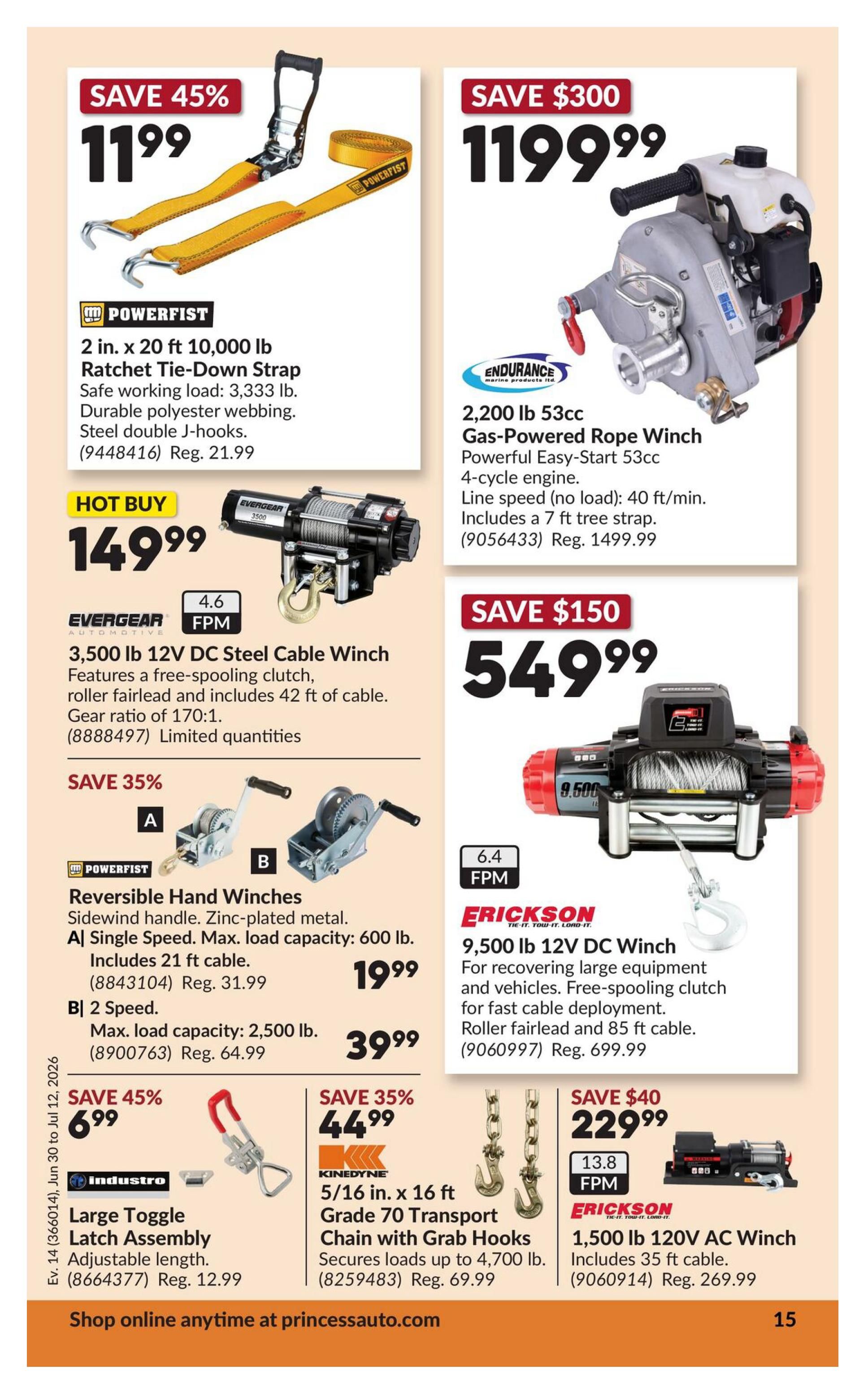 Princess Auto Flyer June 30 to July 12