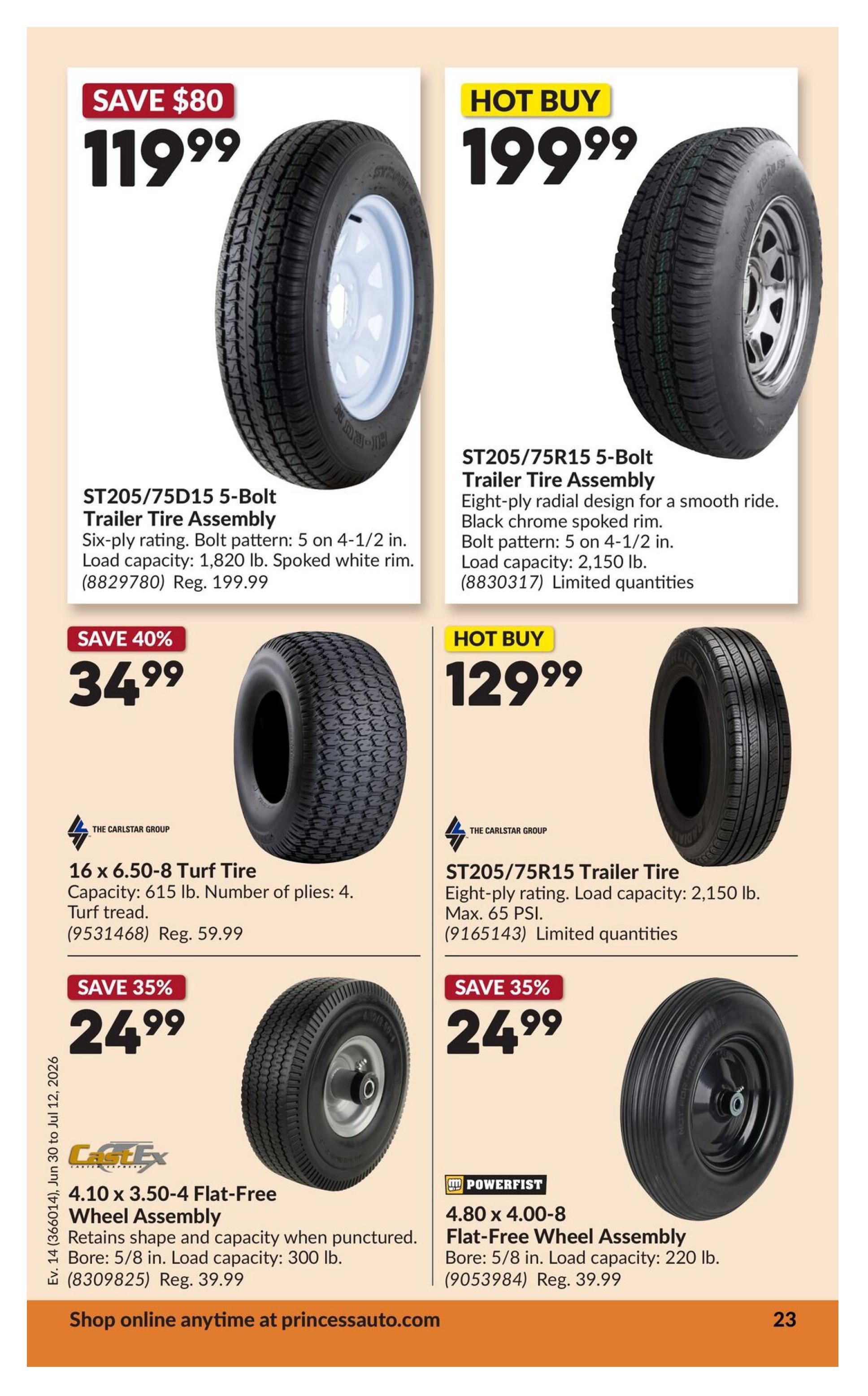 Princess Auto Flyer June 30 to July 12