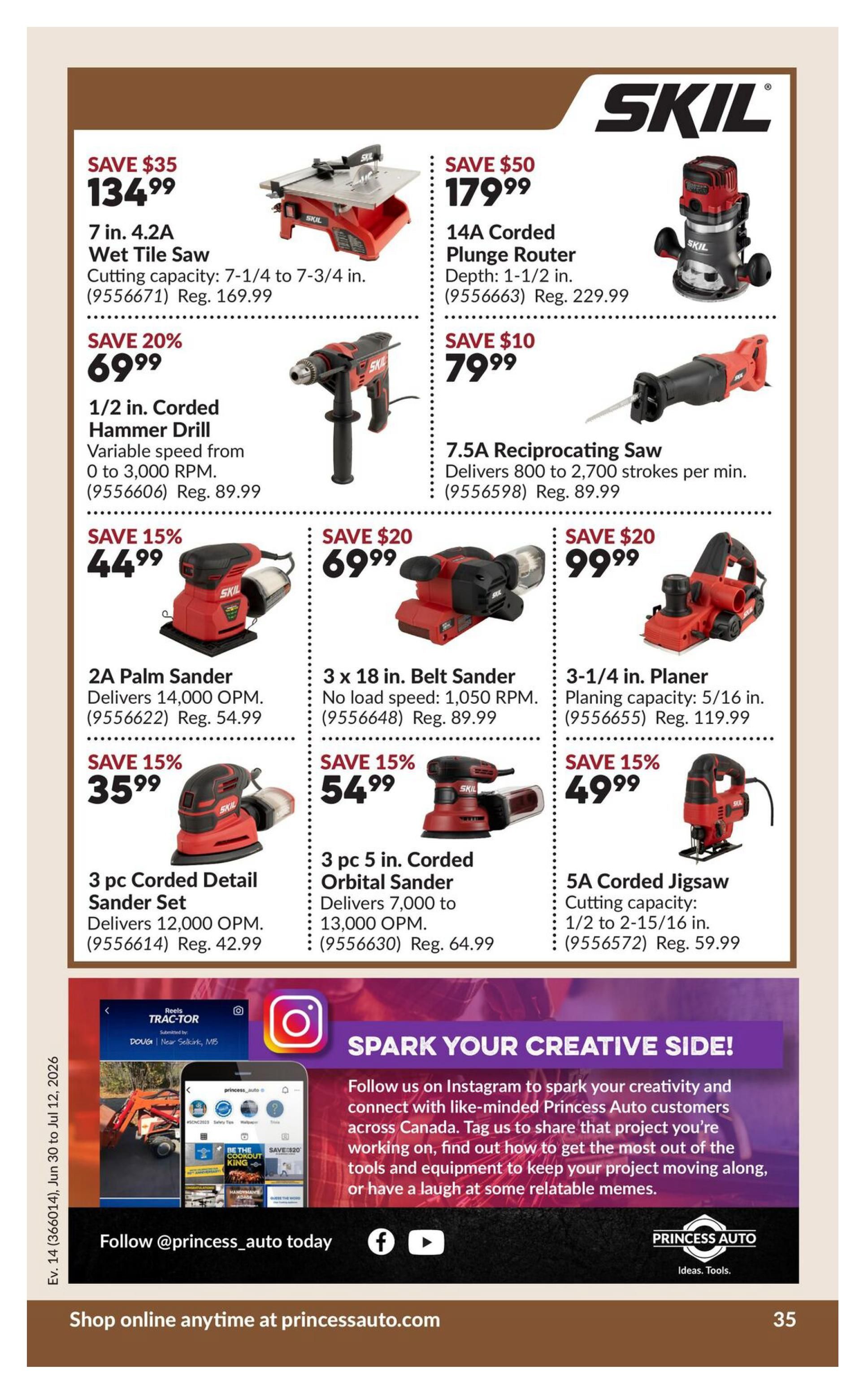 Princess Auto Flyer June 30 to July 12