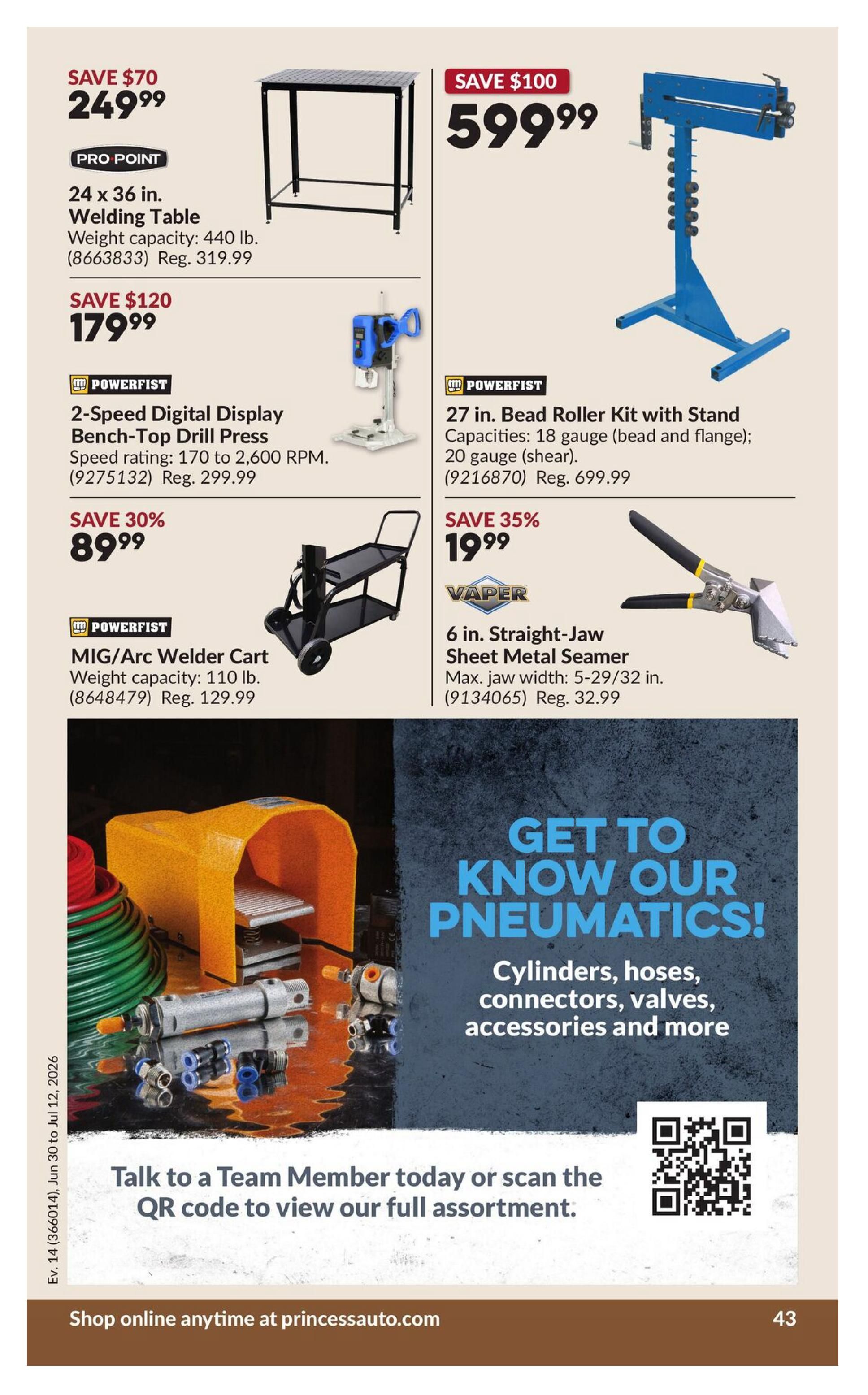 Princess Auto Flyer June 30 to July 12