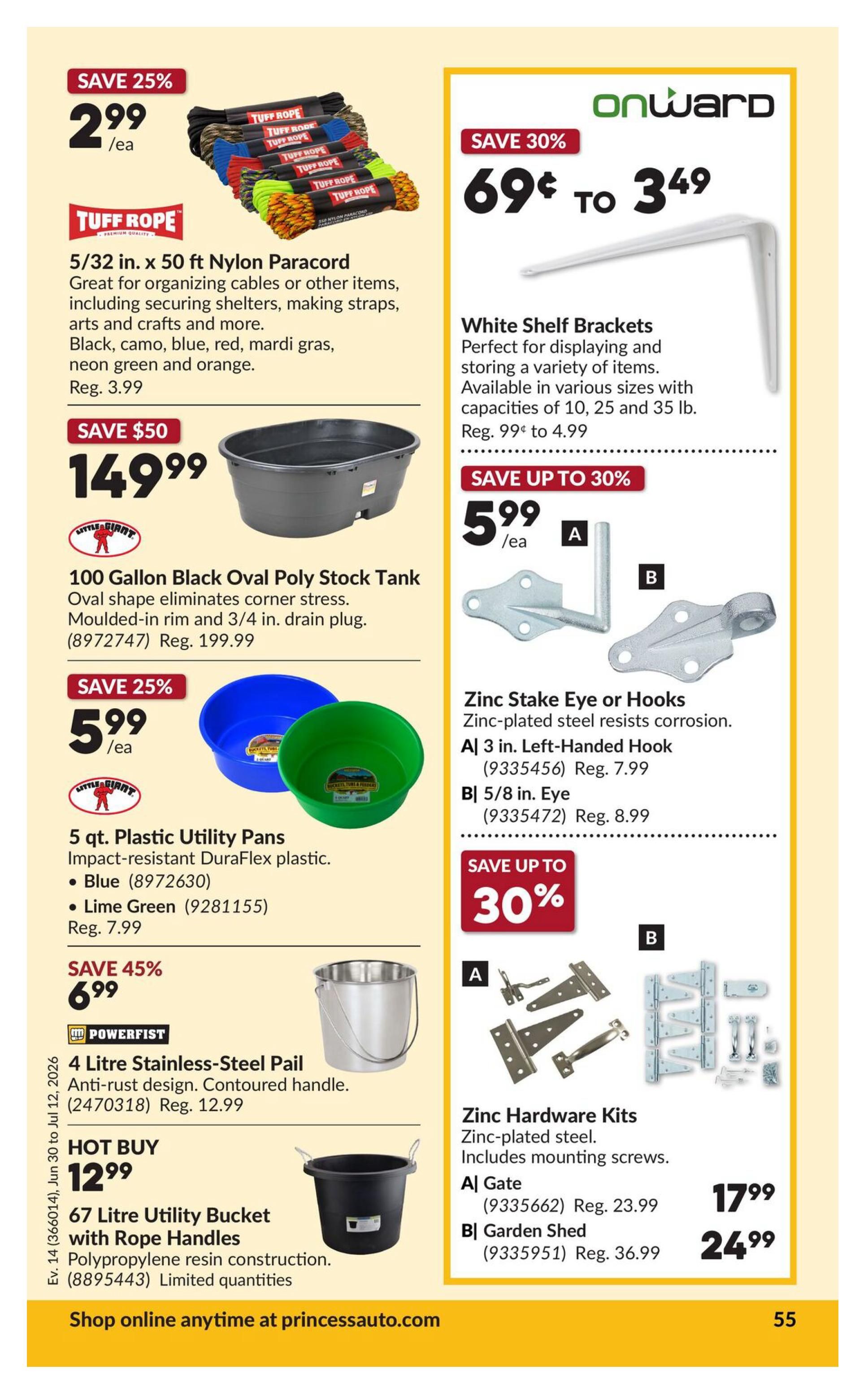Princess Auto Flyer June 30 to July 12