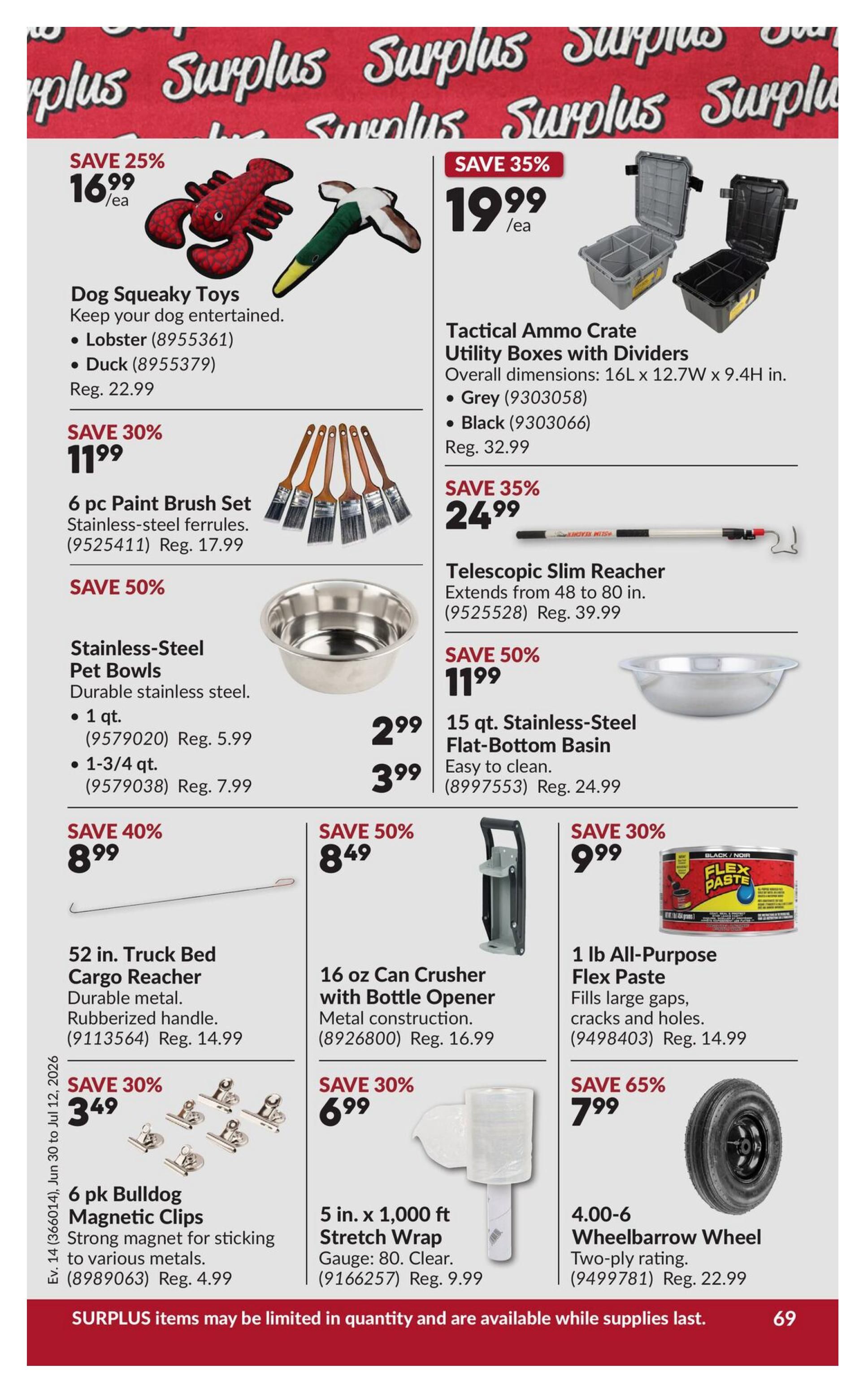 Princess Auto Flyer June 30 to July 12