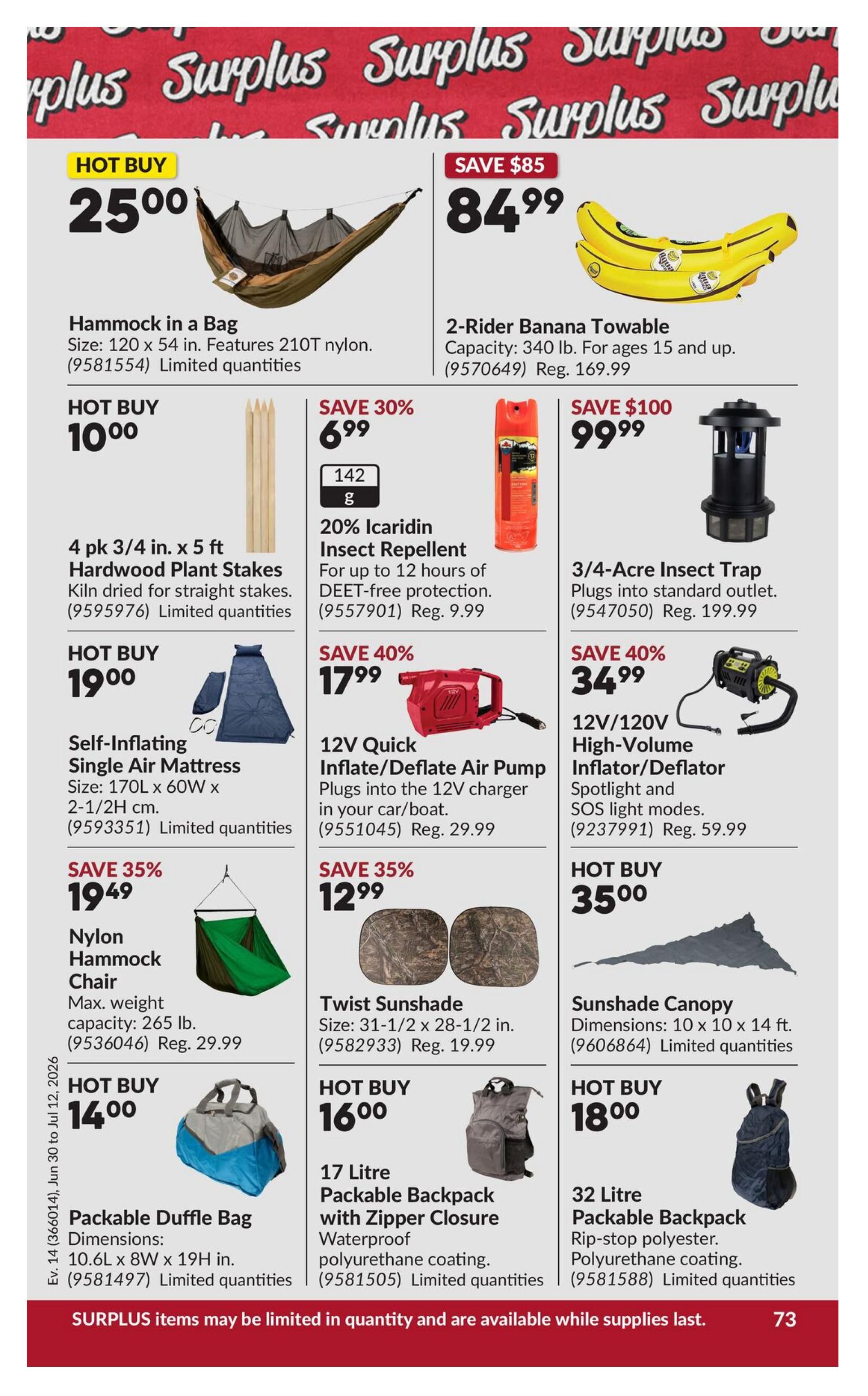 Princess Auto Flyer June 30 to July 12