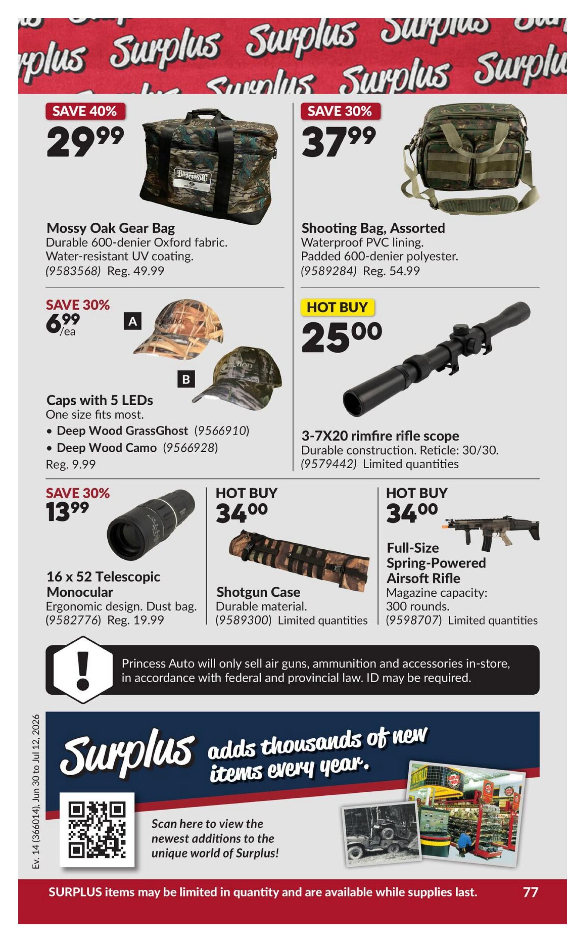 Princess Auto Flyer June 30 to July 12