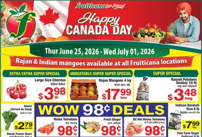 Fruiticana (Kelowna) Flyer June 26 to July 1