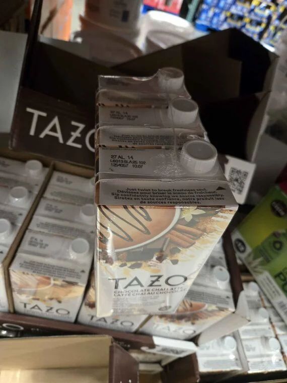 Costco: Tazo Chocolate Chai Latte 3 x 946 ml $4.97 Willingdon Costco