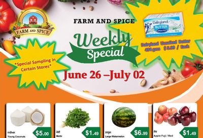 Farm And Spice Grocers Flyer June 26 to July 2