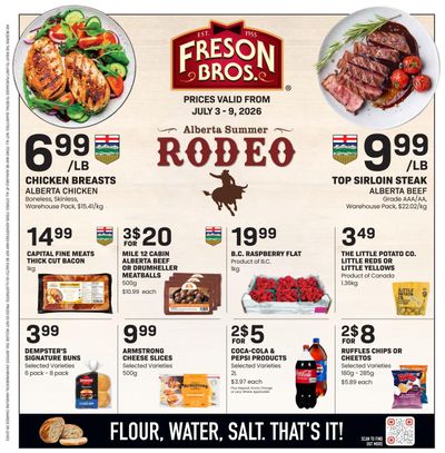 Freson Bros. Flyer July 3 to 9