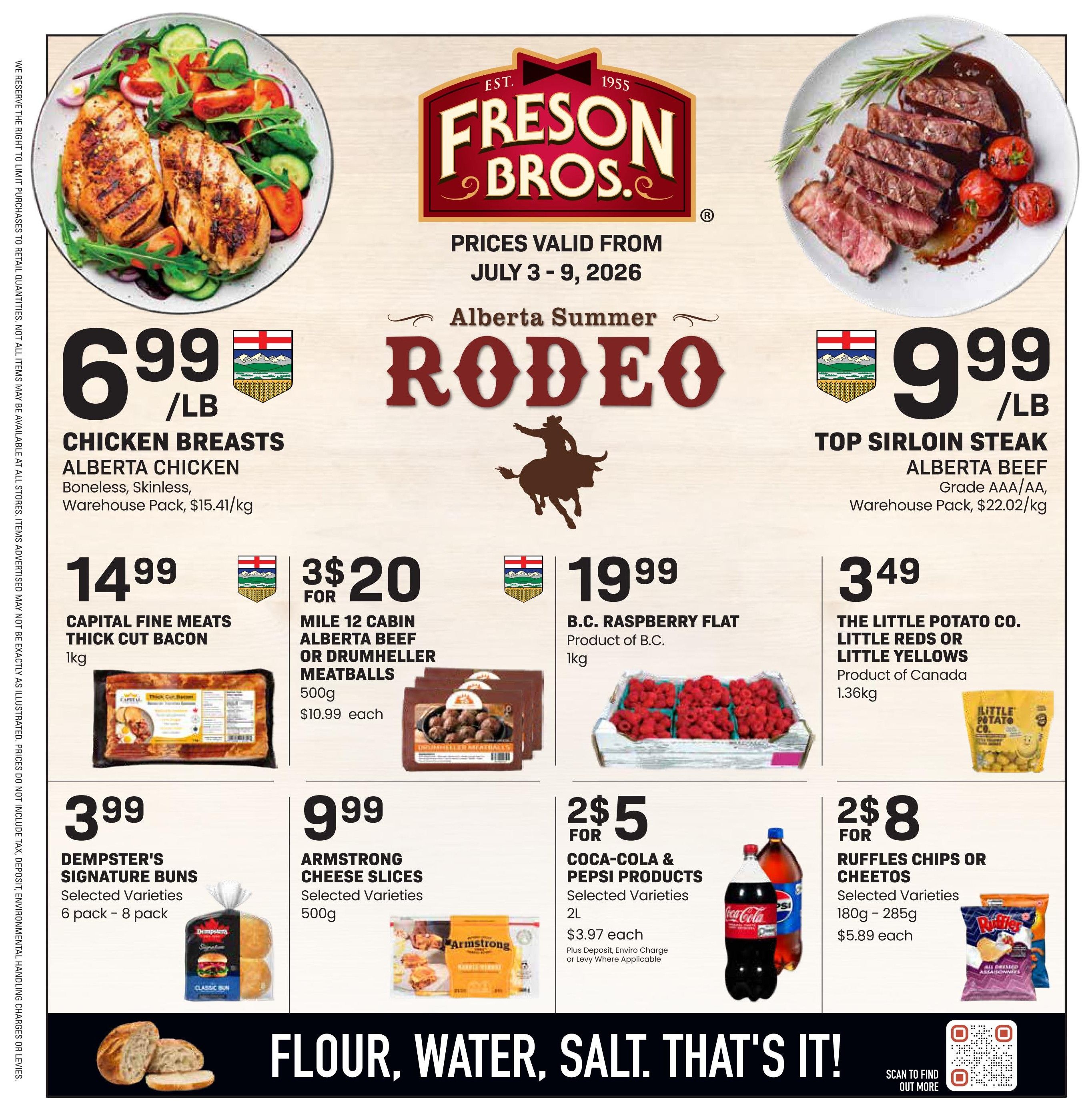 Freson Bros. Flyer July 3 to 9