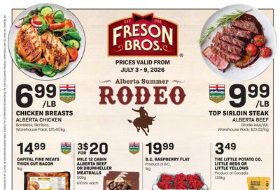 Freson Bros. Flyer July 3 to 9