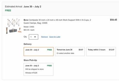Home Depot: Bora Centipede 30 x 24 x 48 inch Work Support With 4 X-Cups, 2 Quick Clamps, Bag $54.45 (reg. $138.00)