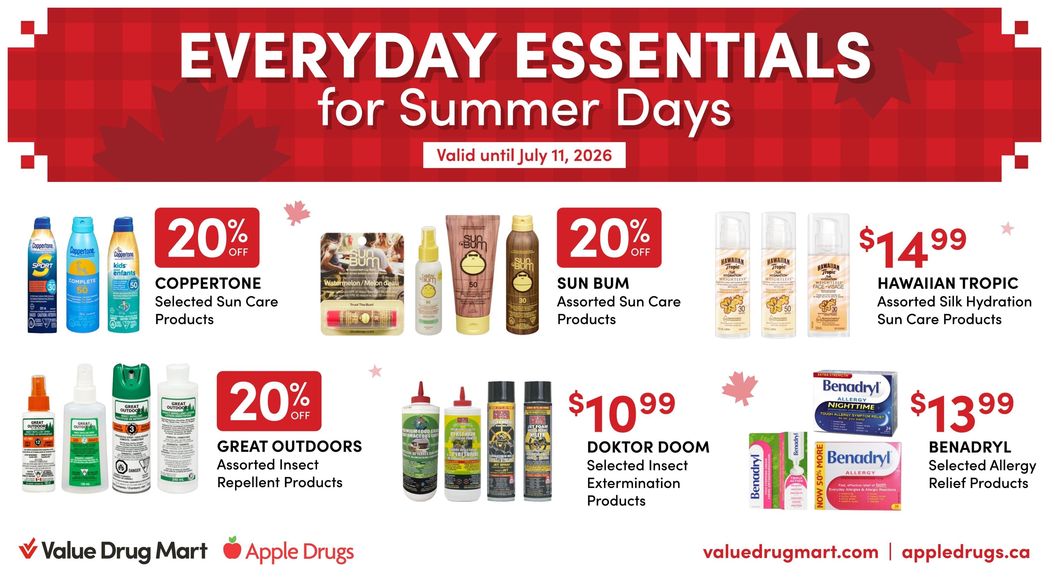 Apple Drugs Flyer June 28 to July 11