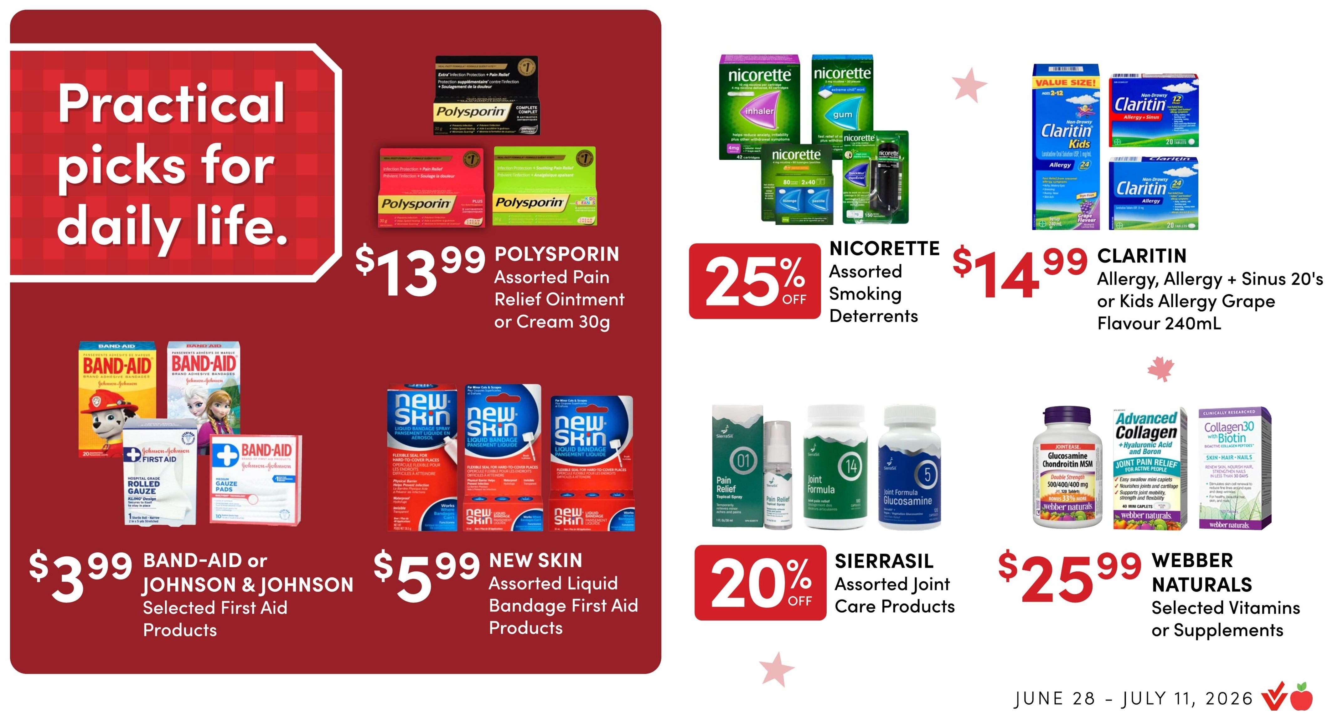 Apple Drugs Flyer June 28 to July 11