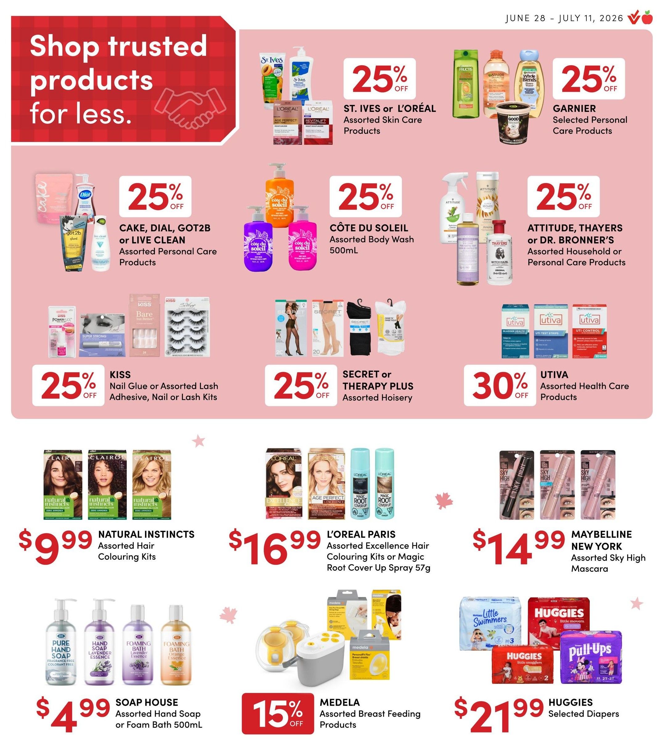Apple Drugs Flyer June 28 to July 11
