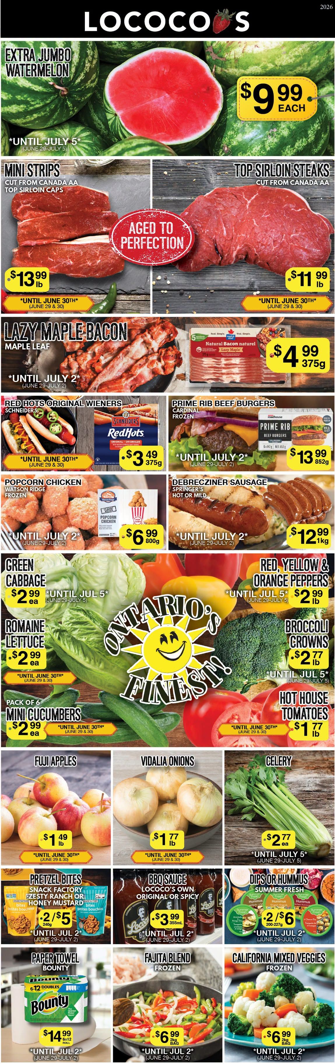 Lococo's Flyer June 29 to July 2