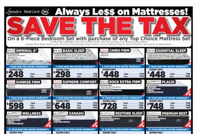 Surplus Furniture & Mattress Warehouse (Winnipeg, Brandon) Flyer June 29 to July 5