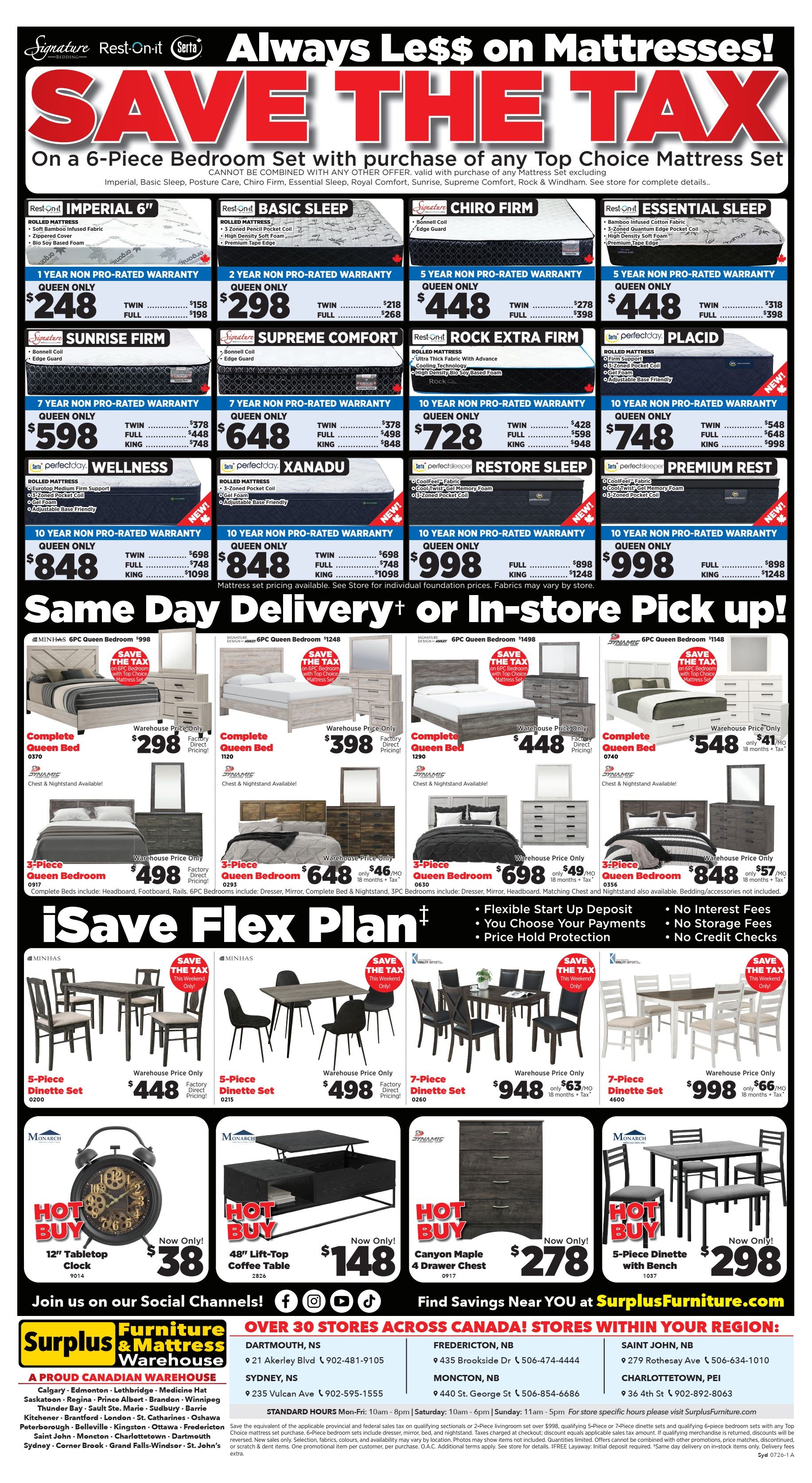 Surplus Furniture & Mattress Warehouse (Sydney) Flyer June 29 to July 5
