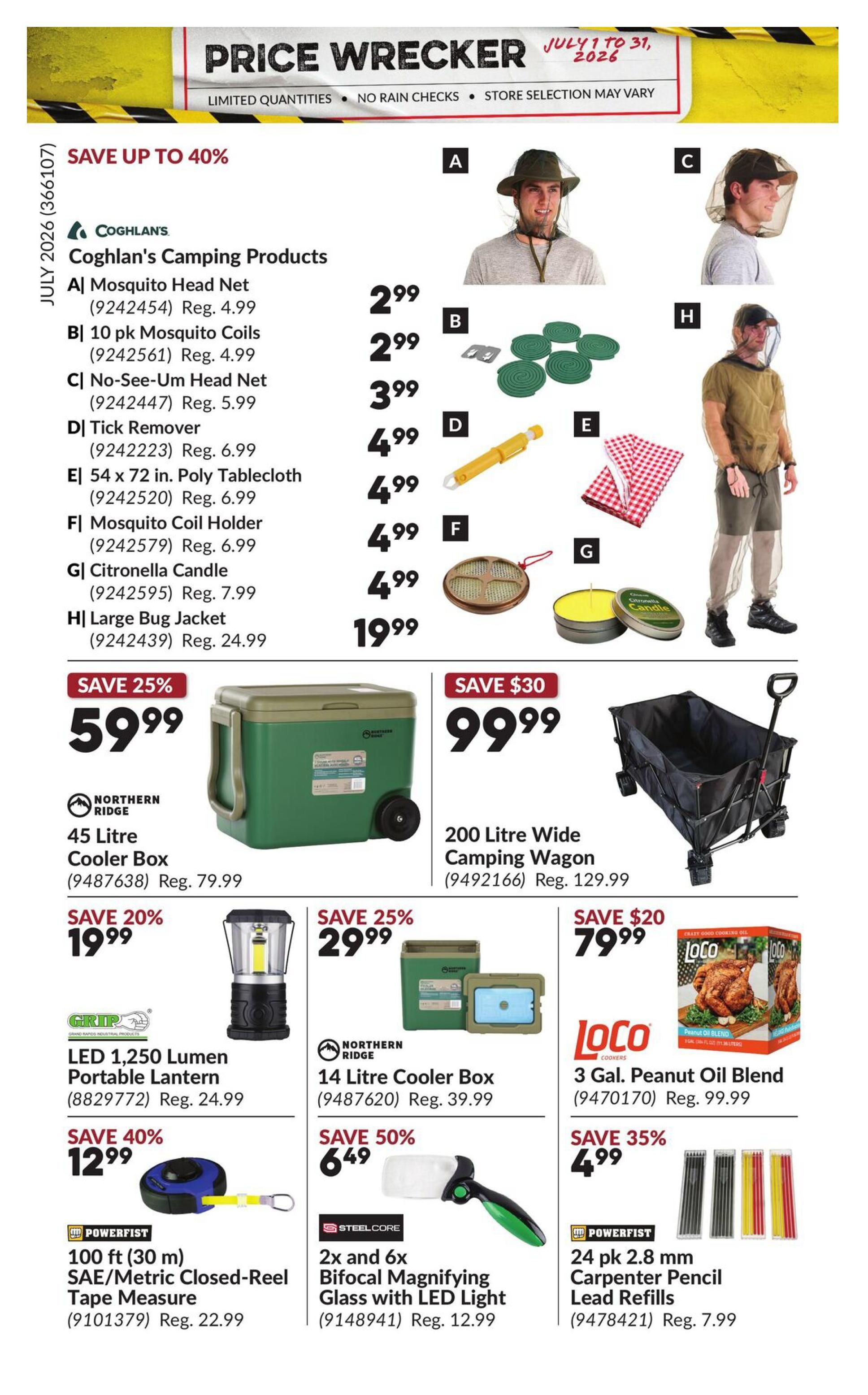 Princess Auto Price Wrecker Flyer July 1 to 31