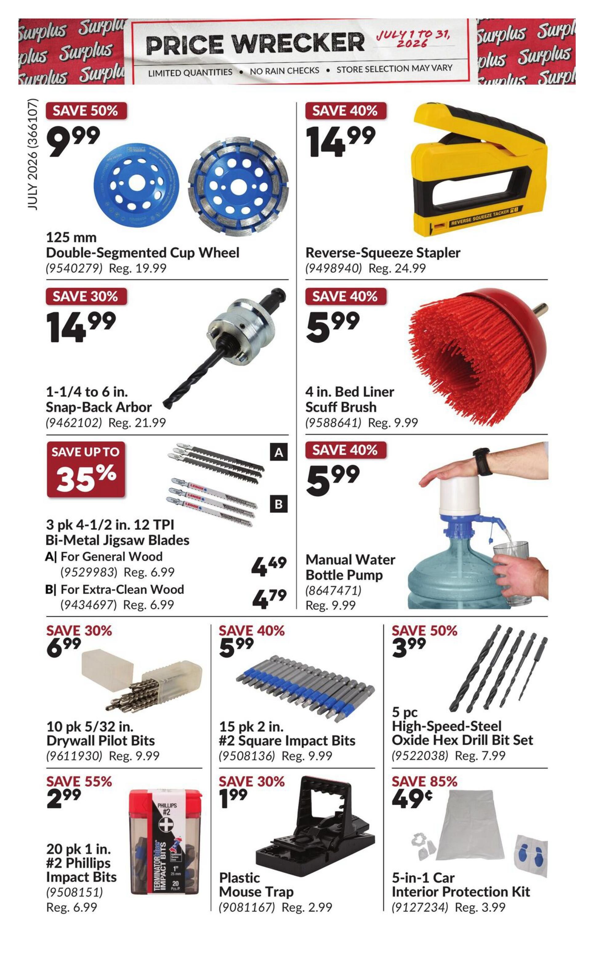 Princess Auto Price Wrecker Flyer July 1 to 31