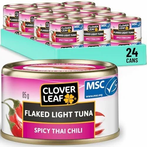 Amazon.ca: Clover Leaf Spicy Thai Chili Flavoured Tuna and Sundried Tomato & Basil, 24 Count 19.49 S&S
