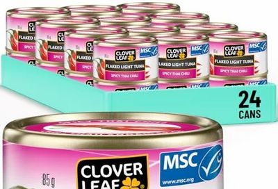 Amazon.ca: Clover Leaf Spicy Thai Chili Flavoured Tuna and Sundried Tomato & Basil, 24 Count 19.49 S&S