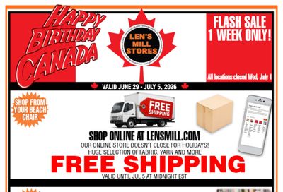 Len's Mill Stores Flyer June 29 to July 5