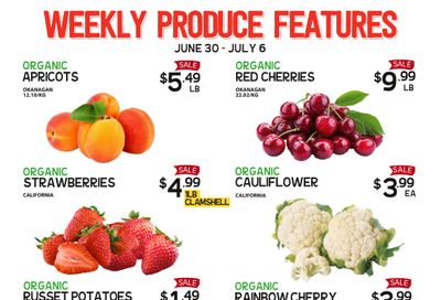 Pomme Natural Market Weekly Produce Flyer June 30 to July 6