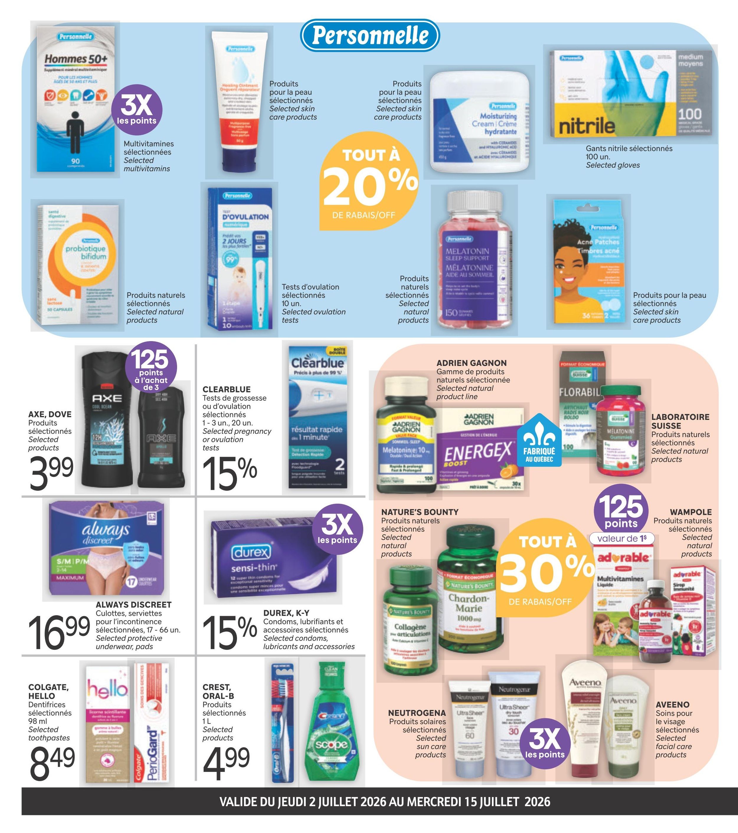 Brunet Clinique Flyer July 2 to 15